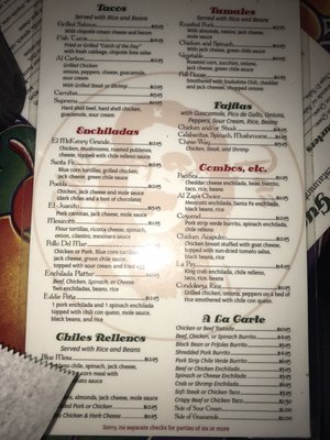 Chez Guevara Restaurant menu 3